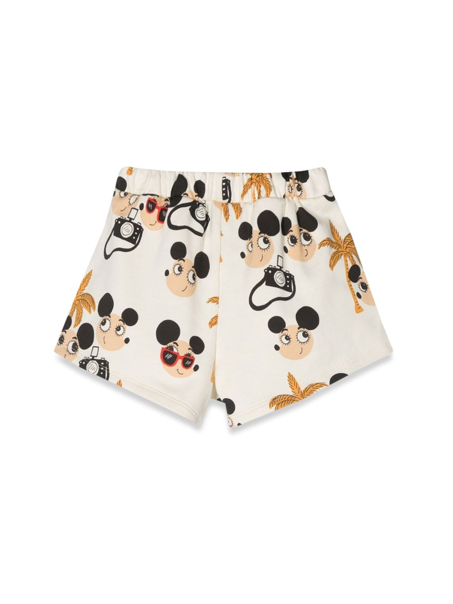 MINI RODINI Mini Unisex Allover Graphic Sweatshorts