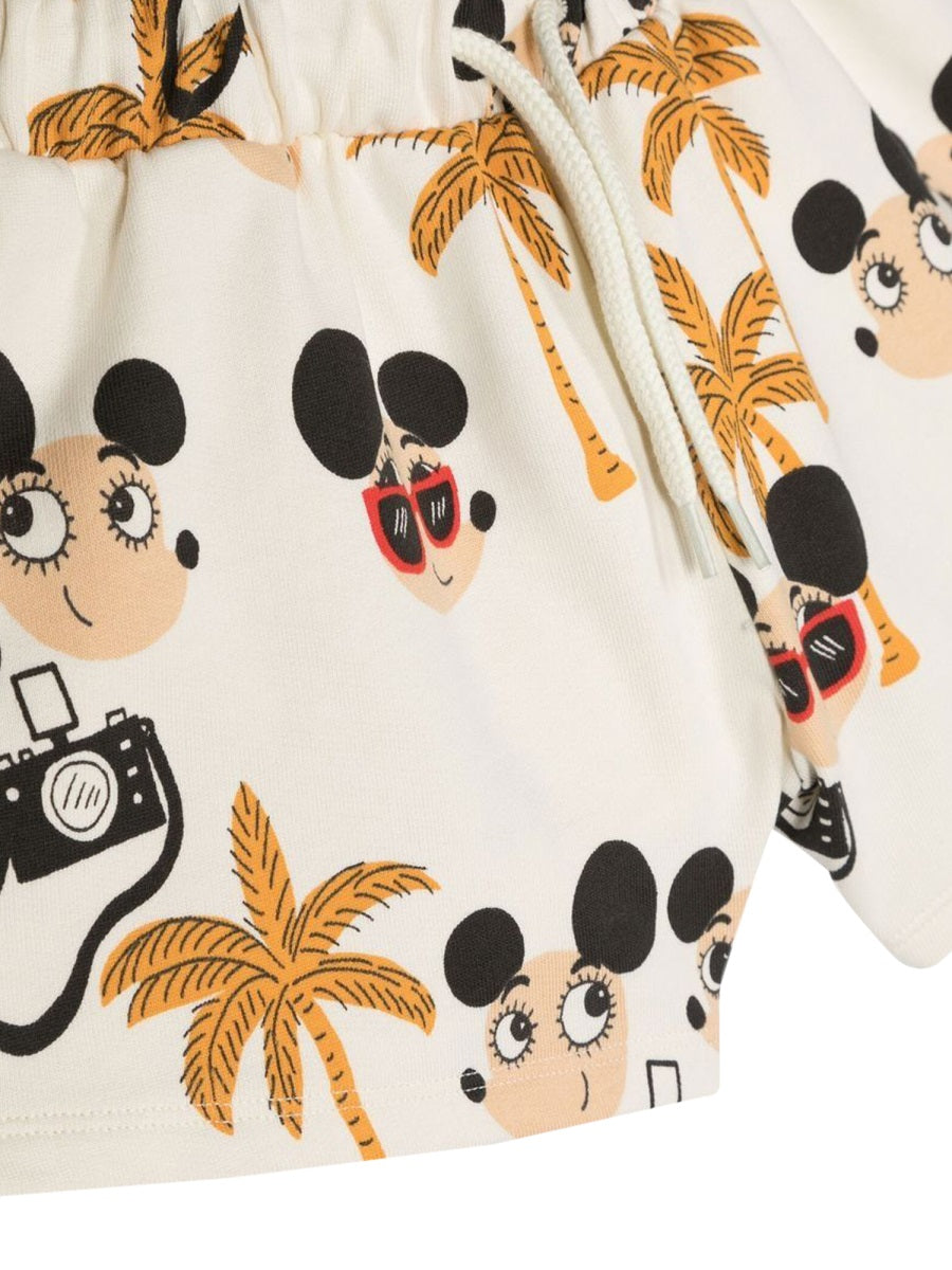 MINI RODINI Mini Unisex Allover Graphic Sweatshorts