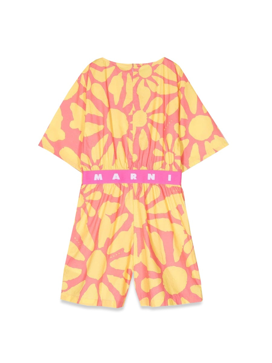 MARNI Kids' Mini Jumpsuit and Patterned Shorts Set