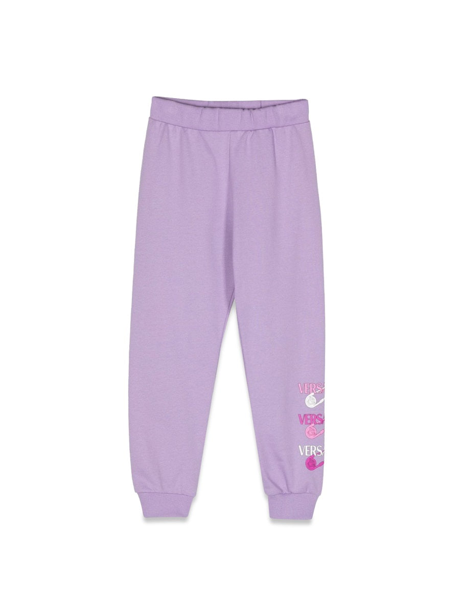 VERSACE Girls' Logo Pin Sweatpants - Mini Fit