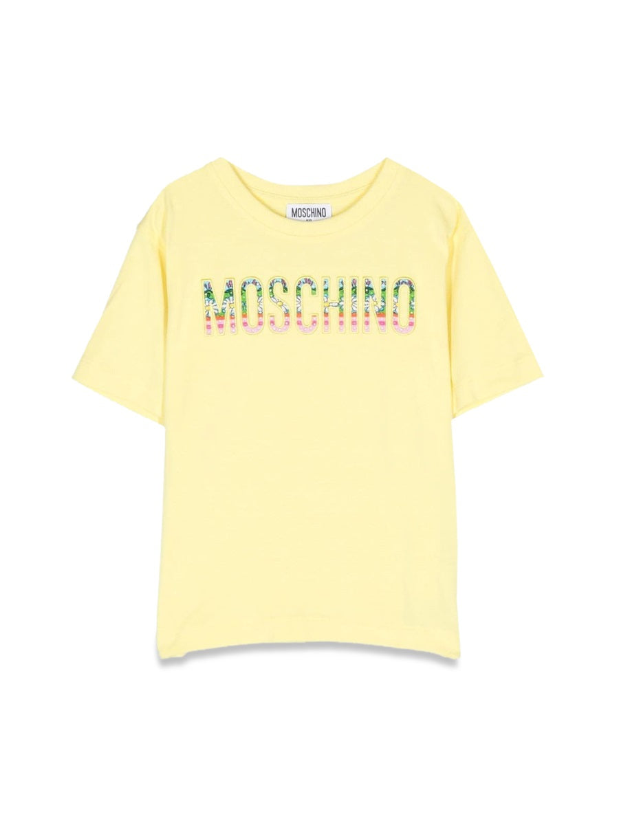 MOSCHINO Maxi Logo T-Shirt for Girls