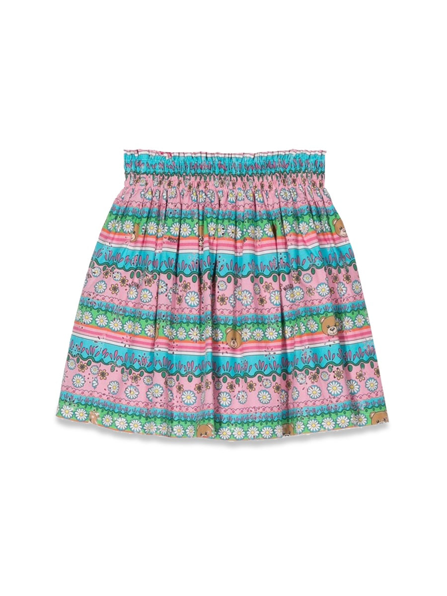 MOSCHINO Chic Patterned Skirt for Girls - SS23