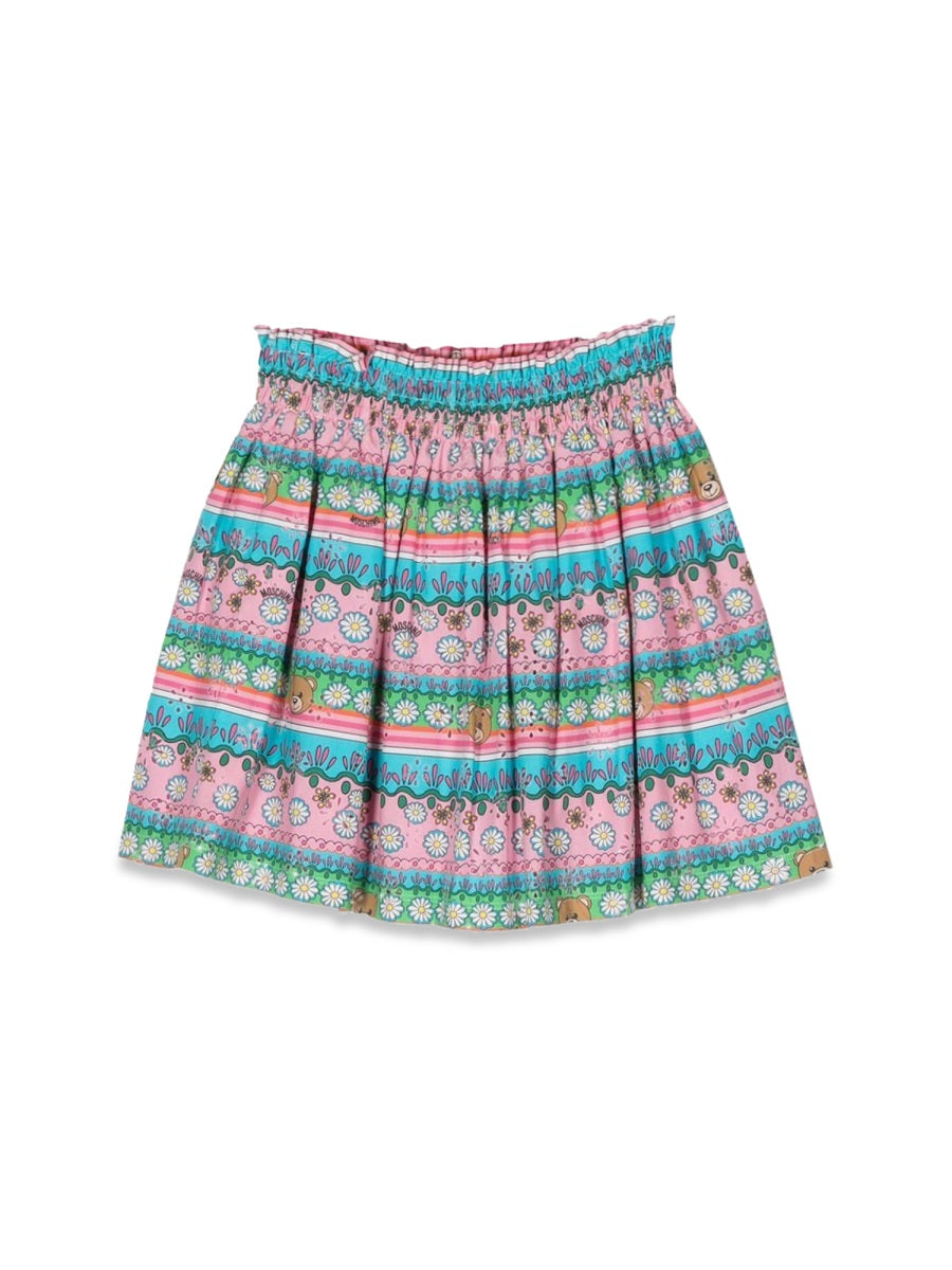 MOSCHINO Chic Patterned Skirt for Girls - SS23