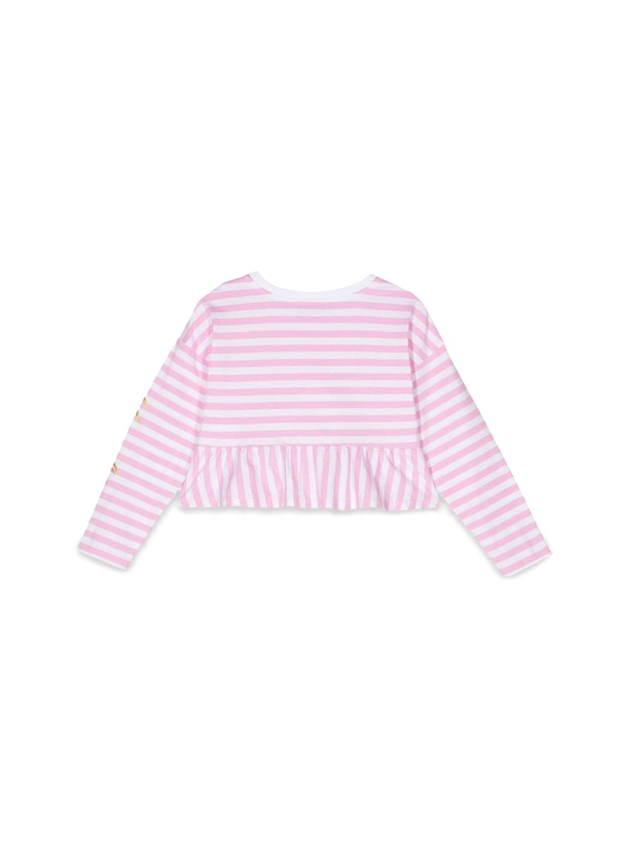 MOSCHINO Girls' Mini Striped T-Shirt