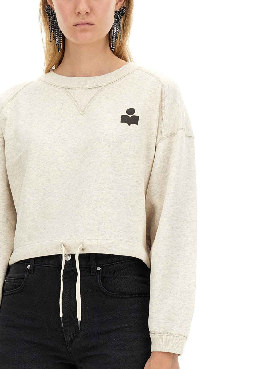 MARANT ÉTOILE Cropped Mini Sweatshirt
