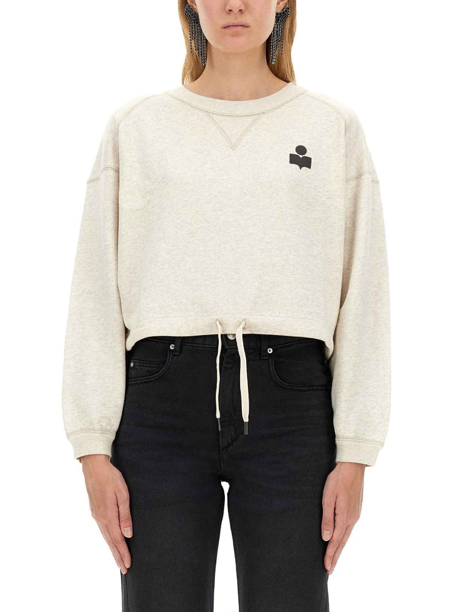 MARANT ÉTOILE Cropped Mini Sweatshirt