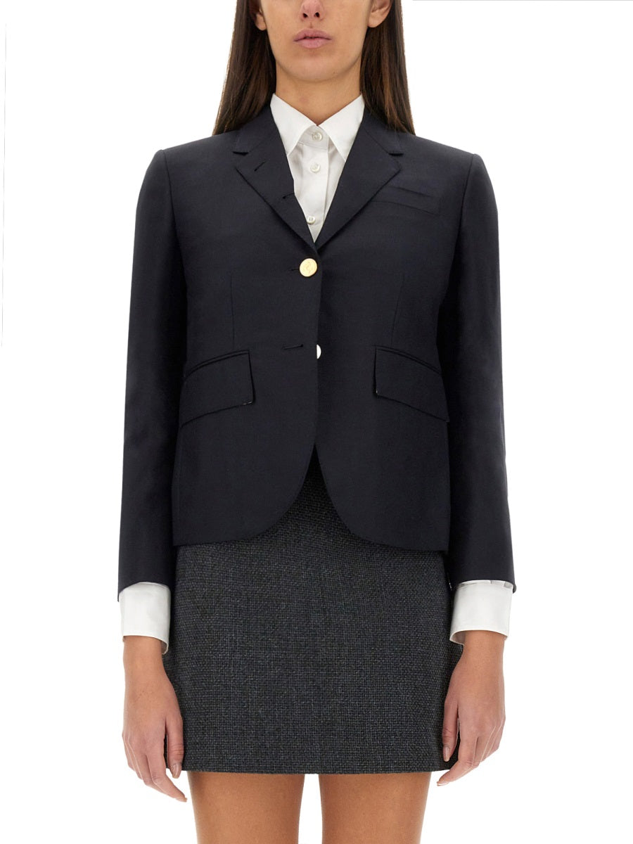 THOM BROWNE Single-Breasted Blazer - Size 40