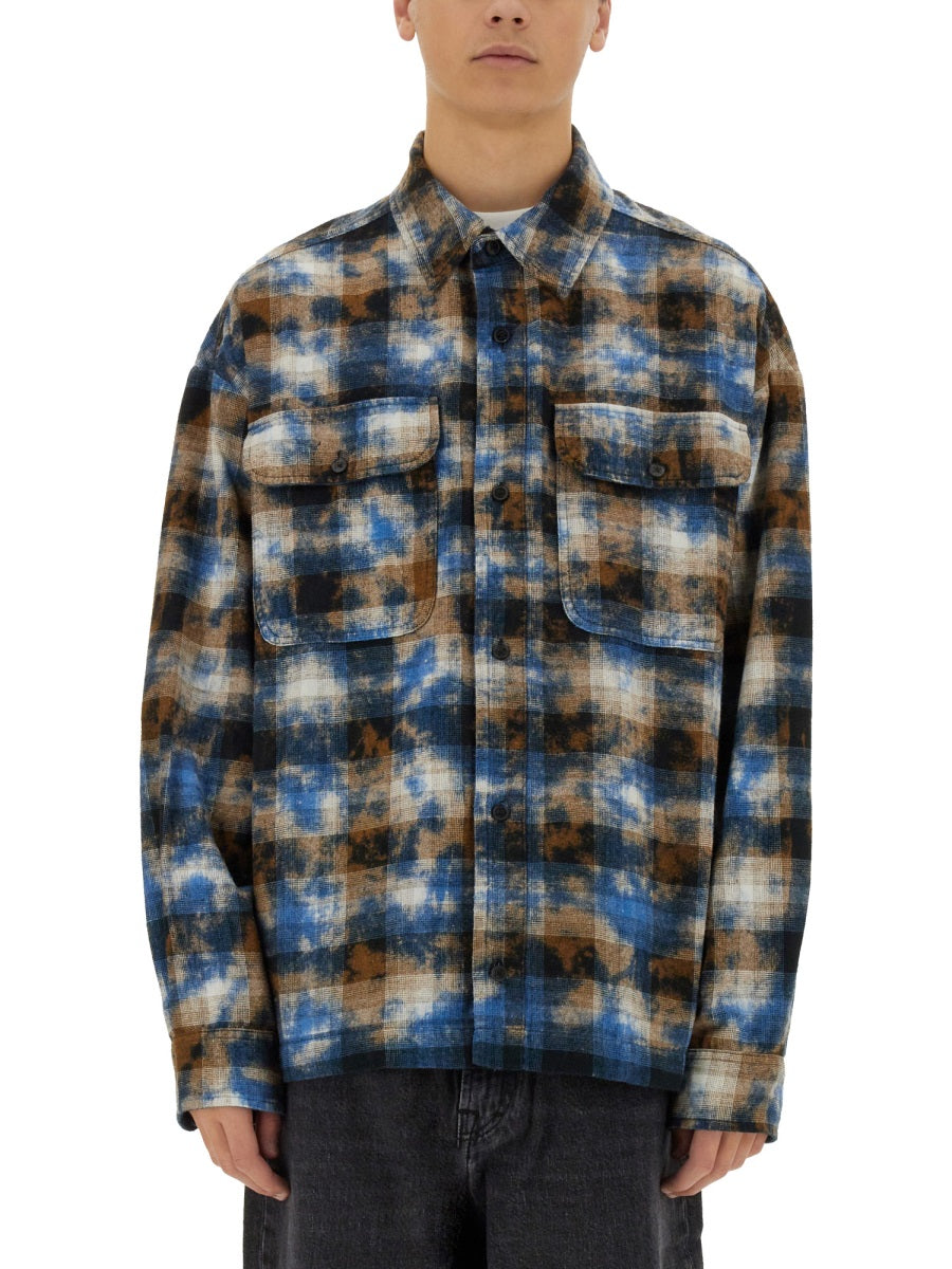 PALM ANGELS Plaid Shirt - Size 50 IT