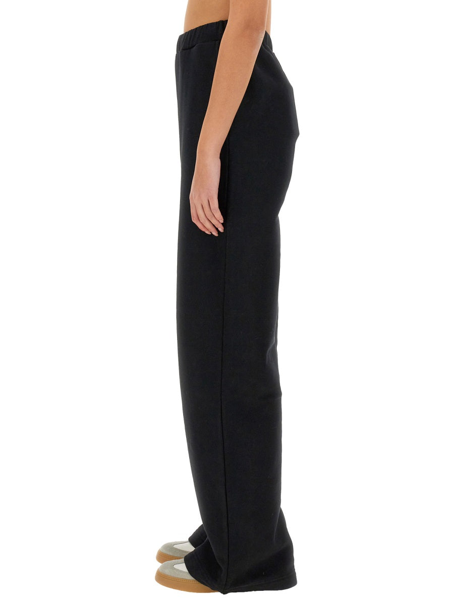 ROTATE BIRGER CHRISTENSEN Oversized Cotton Fleece Pants - Size S