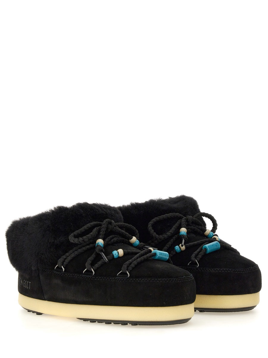 MOON BOOT Suede Flat Boot