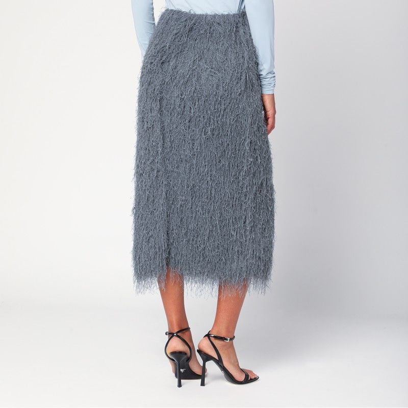 DRIES VAN NOTEN Fringed Midi Skirt