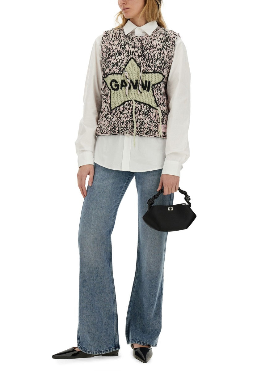 GANNI Wool Vest for Women - Size S