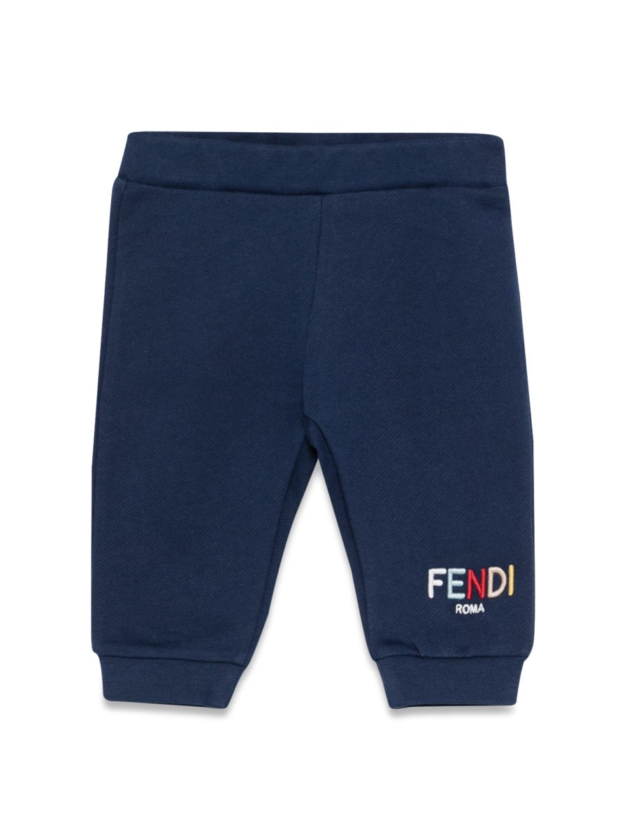FENDI Unisex Mini Cotton Sweatpants