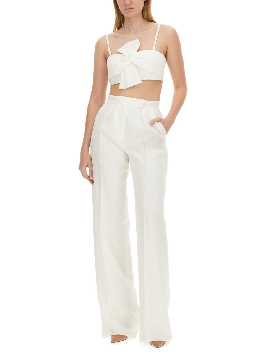 MAX MARA Slim Fit Bridal Top - Size 40 IT