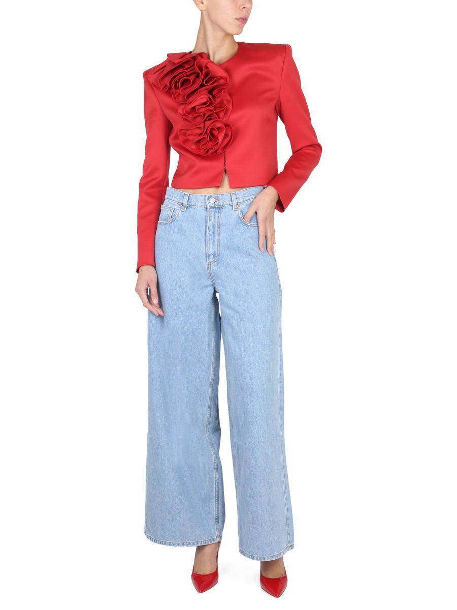 MAGDA BUTRYM Chic Wide Leg Jeans for Women