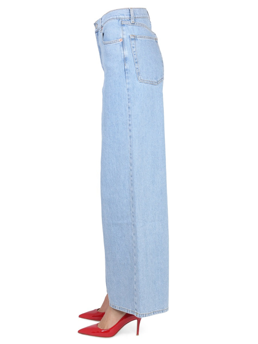 MAGDA BUTRYM Chic Wide Leg Jeans for Women