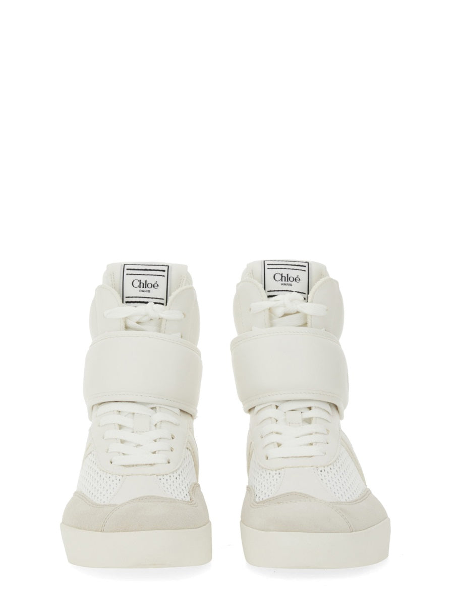 CHLOÉ Kick Ankle Sneakers for Women - SS25 Collection