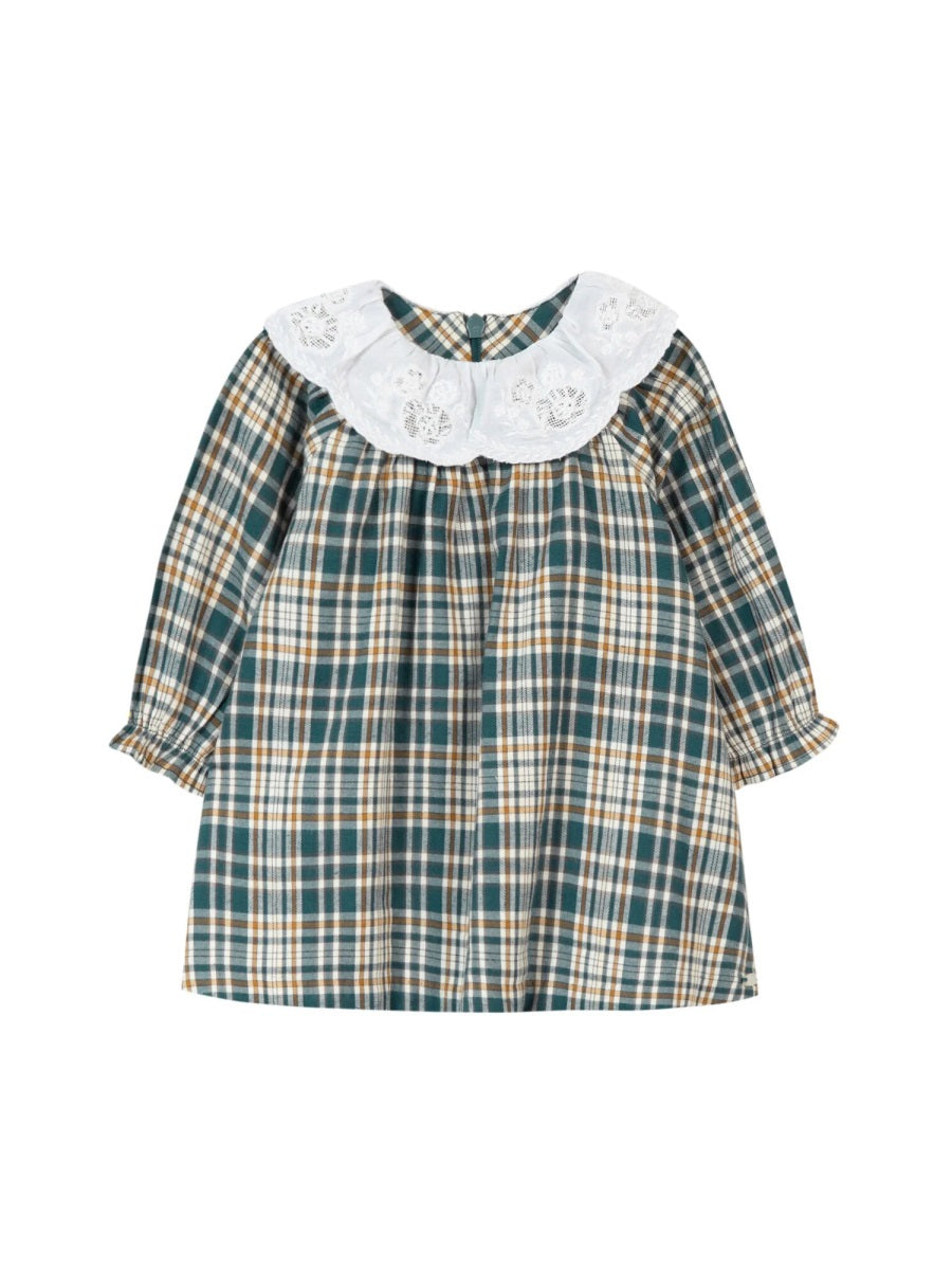 TARTINE ET CHOCOLAT Mini Collar Dress for Baby Girls