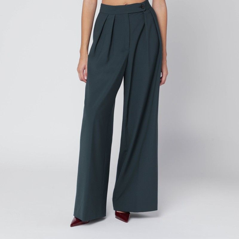 DRIES VAN NOTEN Straight Pants with Pleats for Women - FW25 Collection
