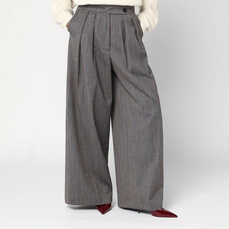 DRIES VAN NOTEN Wide Palazzo Pants for Women - FW25