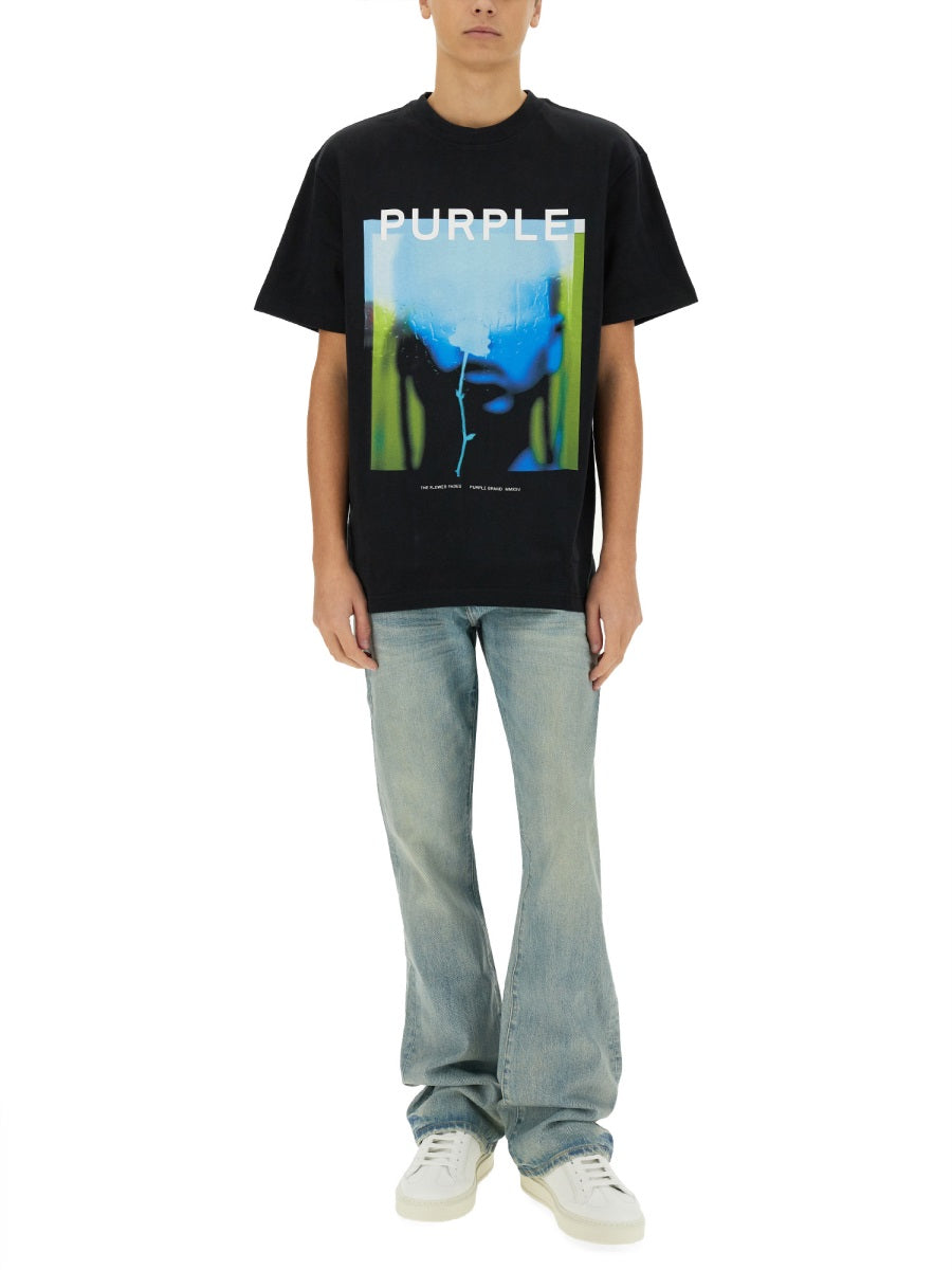 PURPLE BRAND Coated Flare Jeans - Men's Size 31