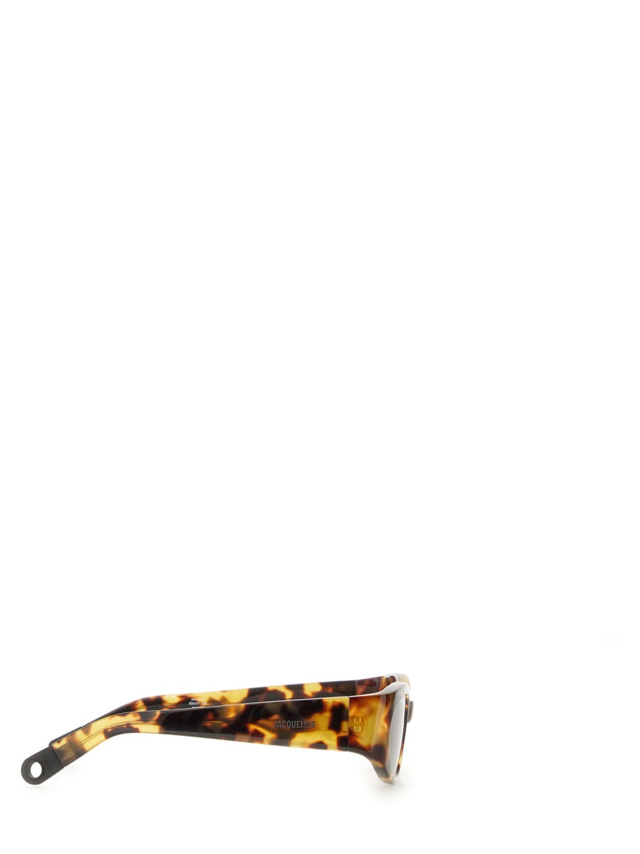 LINDA FARROW X JACQUEMUS Mini Acetate Oval Sunglasses for Women