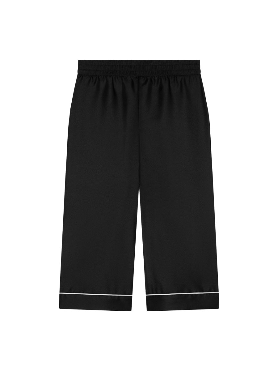 DOLCE & GABBANA Silk Wide Pants for Girls