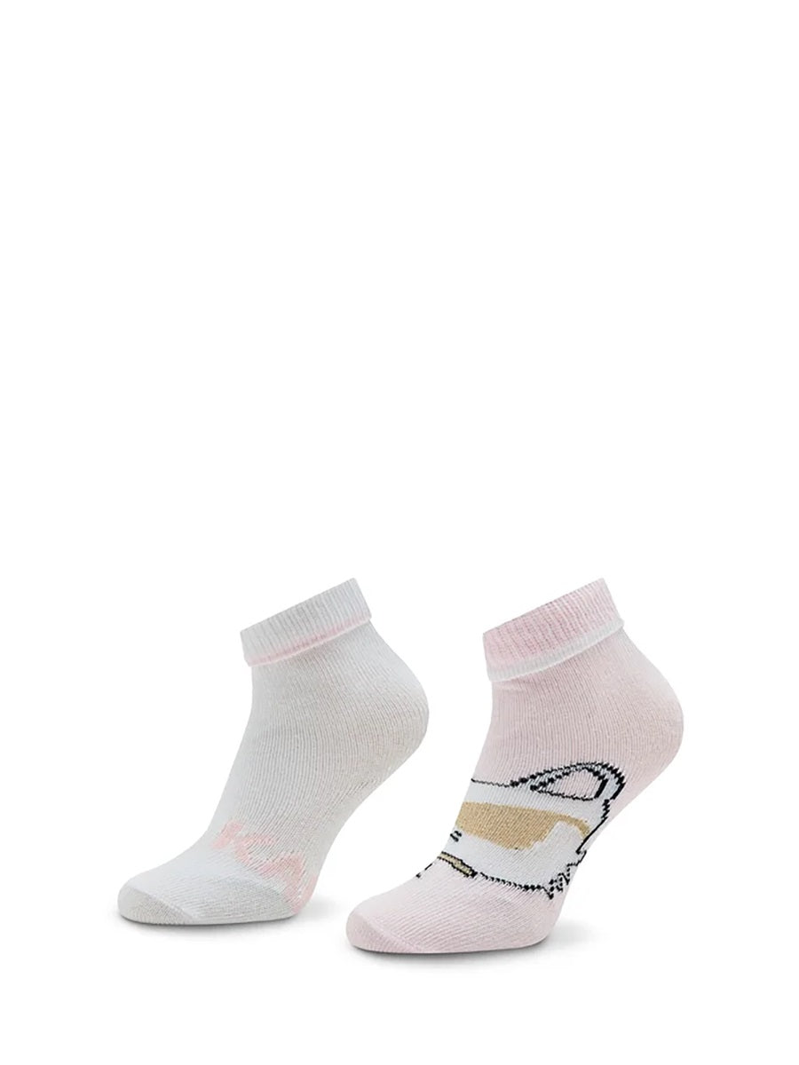 KARL LAGERFELD Fashionable Mini Sock Set - 2 Pairs for Kids