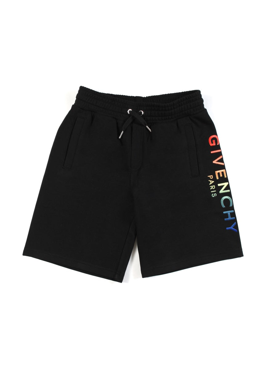 GIVENCHY Mini Logo Bermuda Shorts for Boys