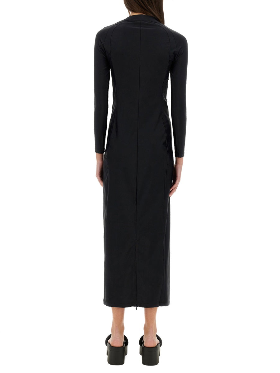 T BY ALEXANDER WANG Stretch Nylon Midi Dress