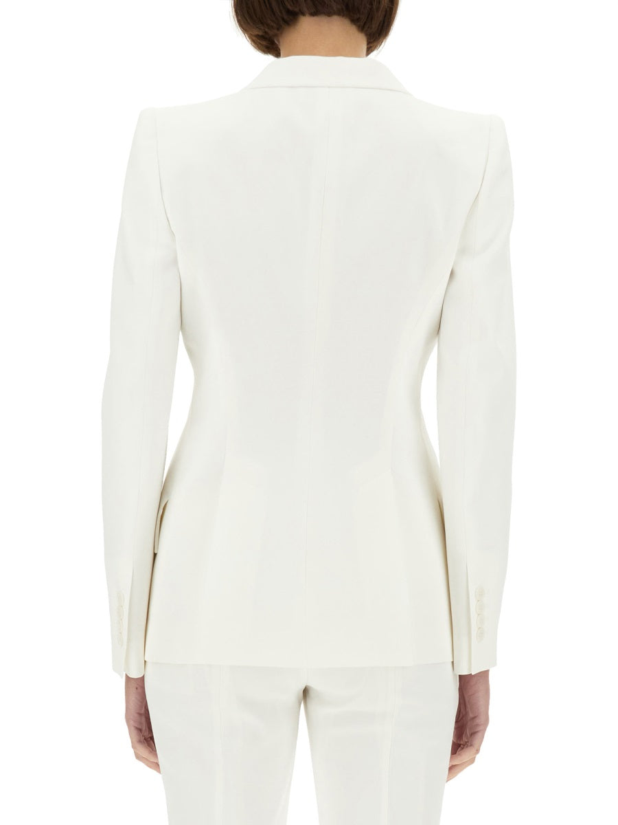 ALEXANDER McQUEEN Tailored Jacket with Peaked Lapels