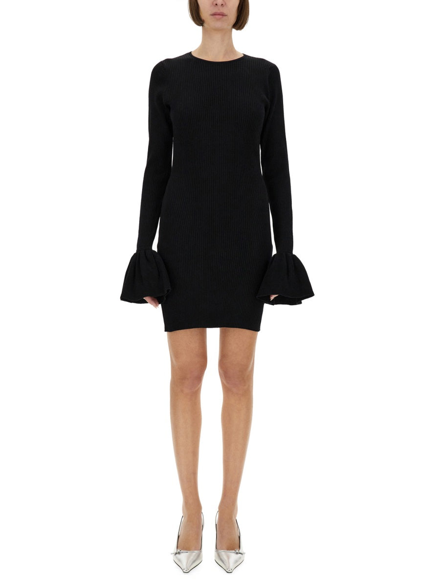 ROTATE BIRGER CHRISTENSEN Slim Fit Knit Mini Dress - Size S