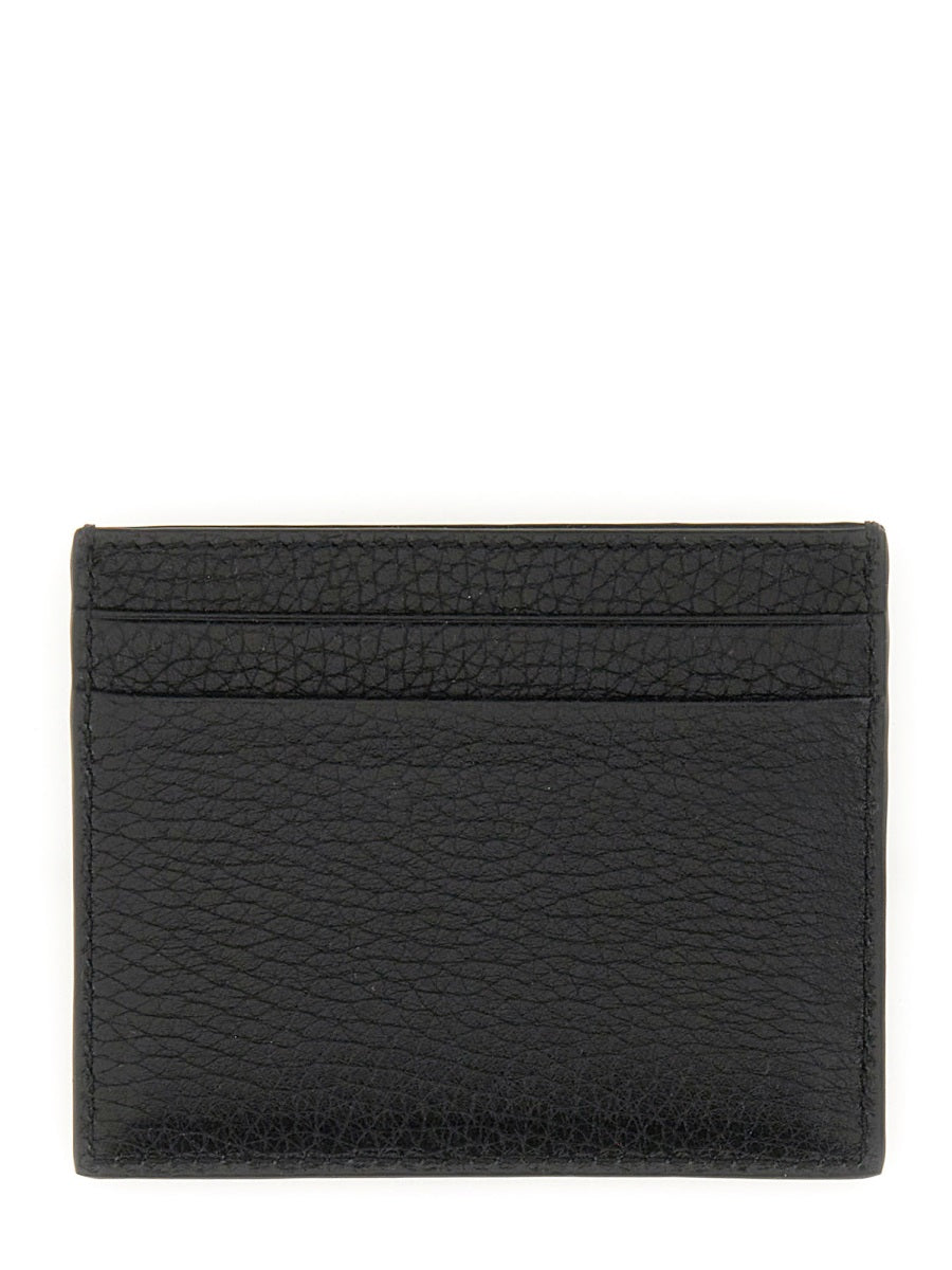 VALENTINO GARAVANI Rockstud Calfskin Card Holder