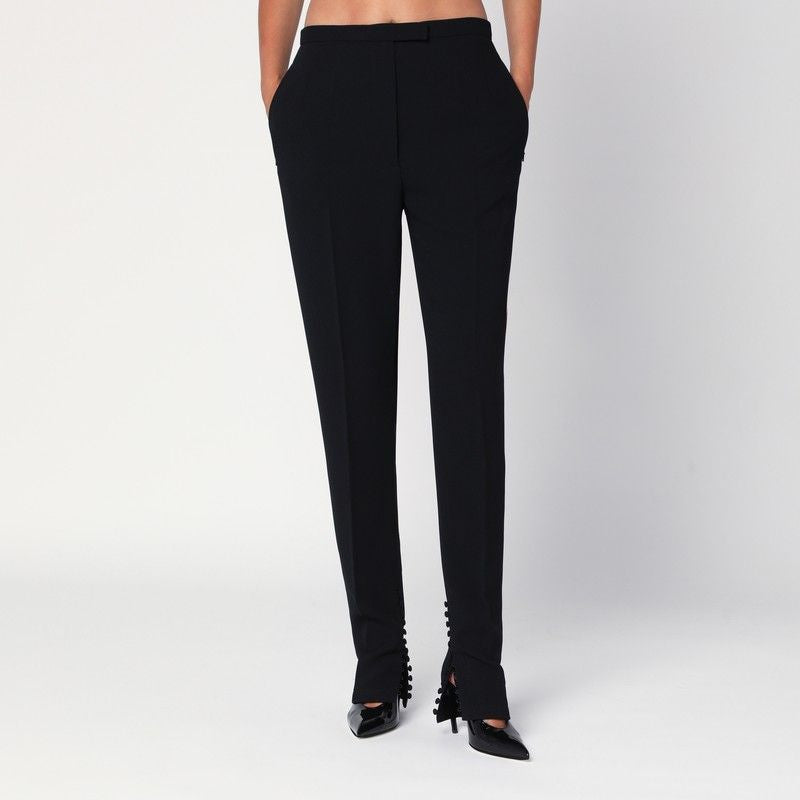 DRIES VAN NOTEN Women's Trousers with Slits and Buttons