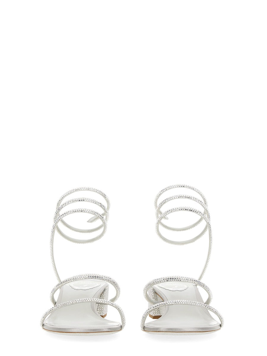 RENE CAOVILLA Cleo Mini Heel Sandal (3.5 cm) for Women