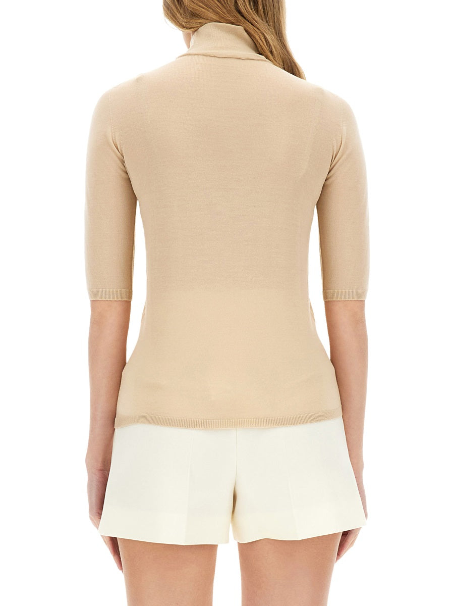 MAX MARA Virgin Wool T-Shirt - Size S