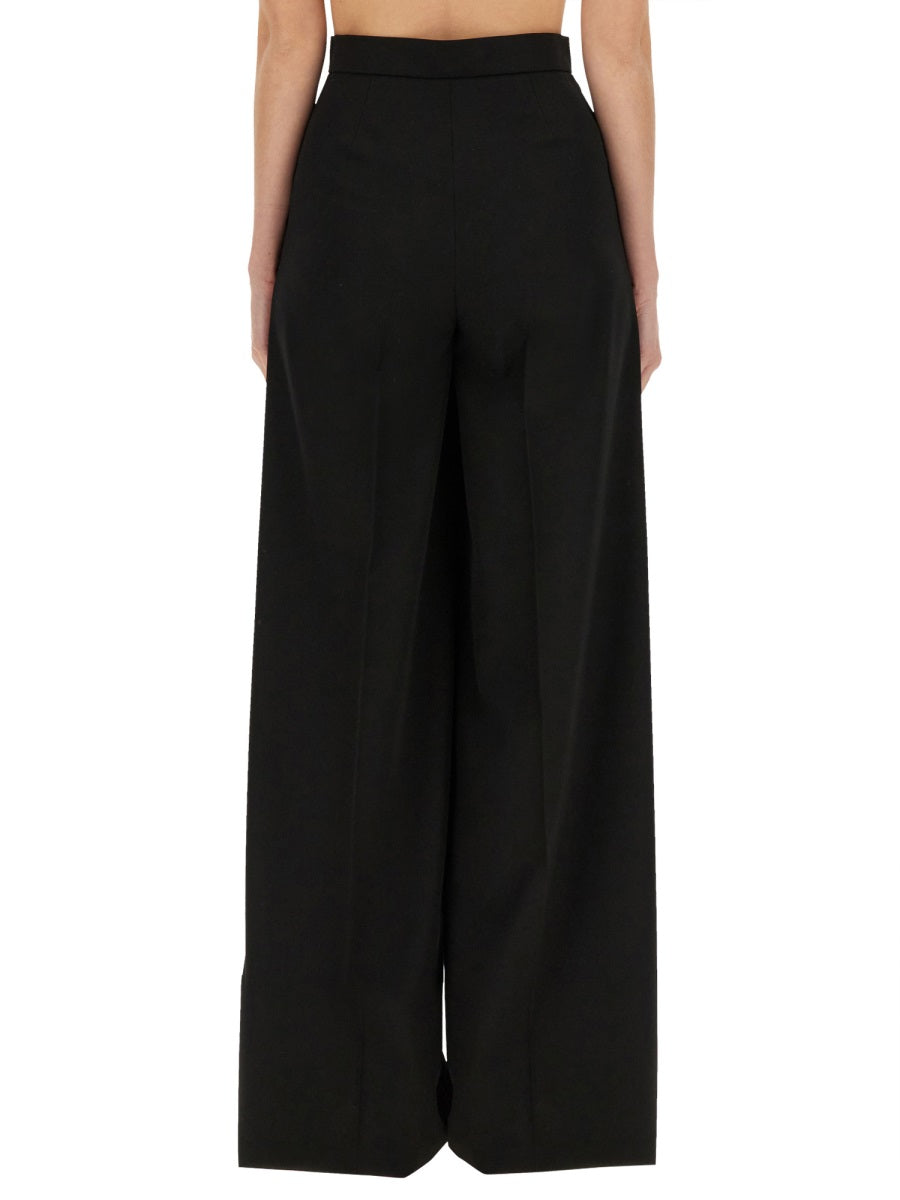 MAX MARA Elegant Virgin Wool Trousers - Size 38