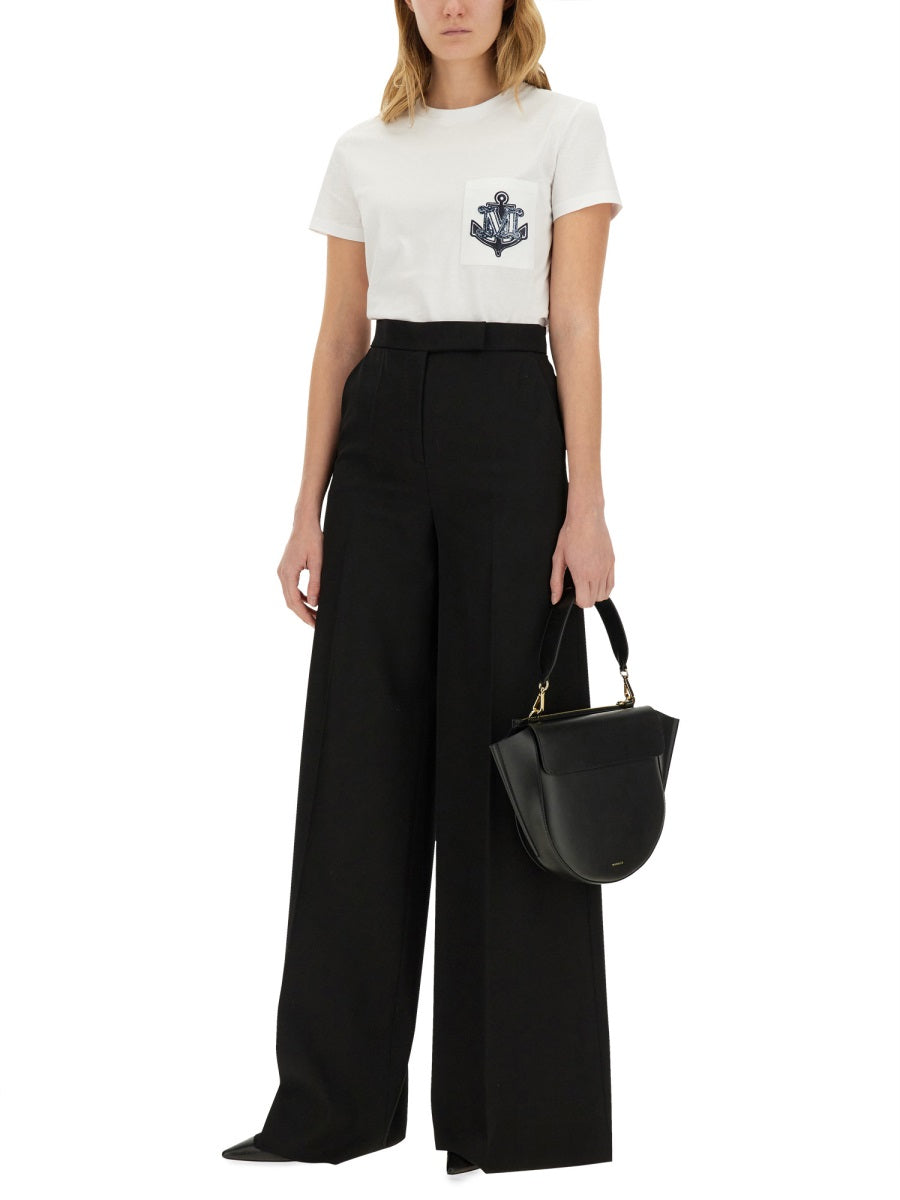 MAX MARA Elegant Virgin Wool Trousers - Size 38