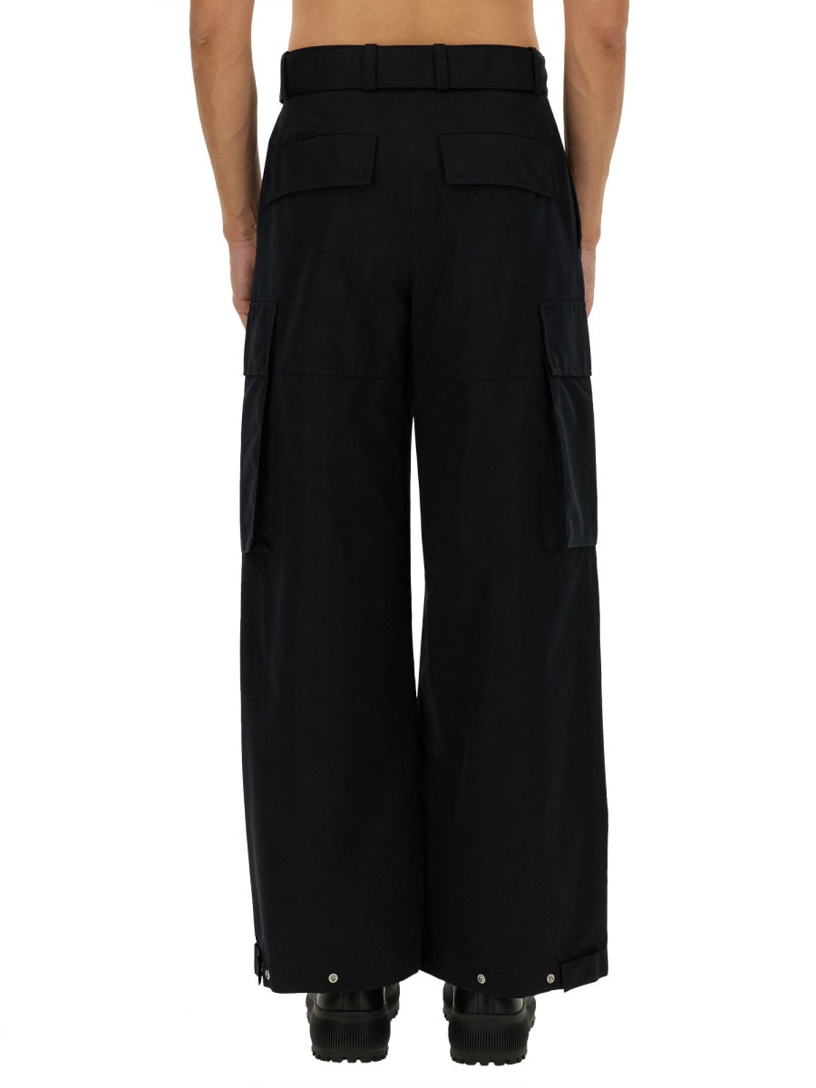 JIL SANDER Men's Cargo Pants - Size 48
