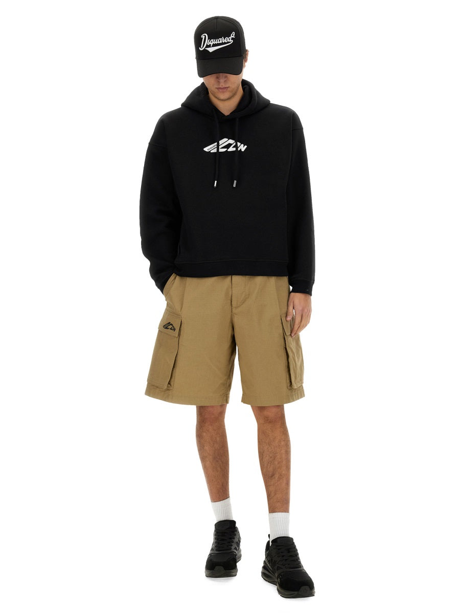 DSQUARED Logo Print Sweatshirt - Size M