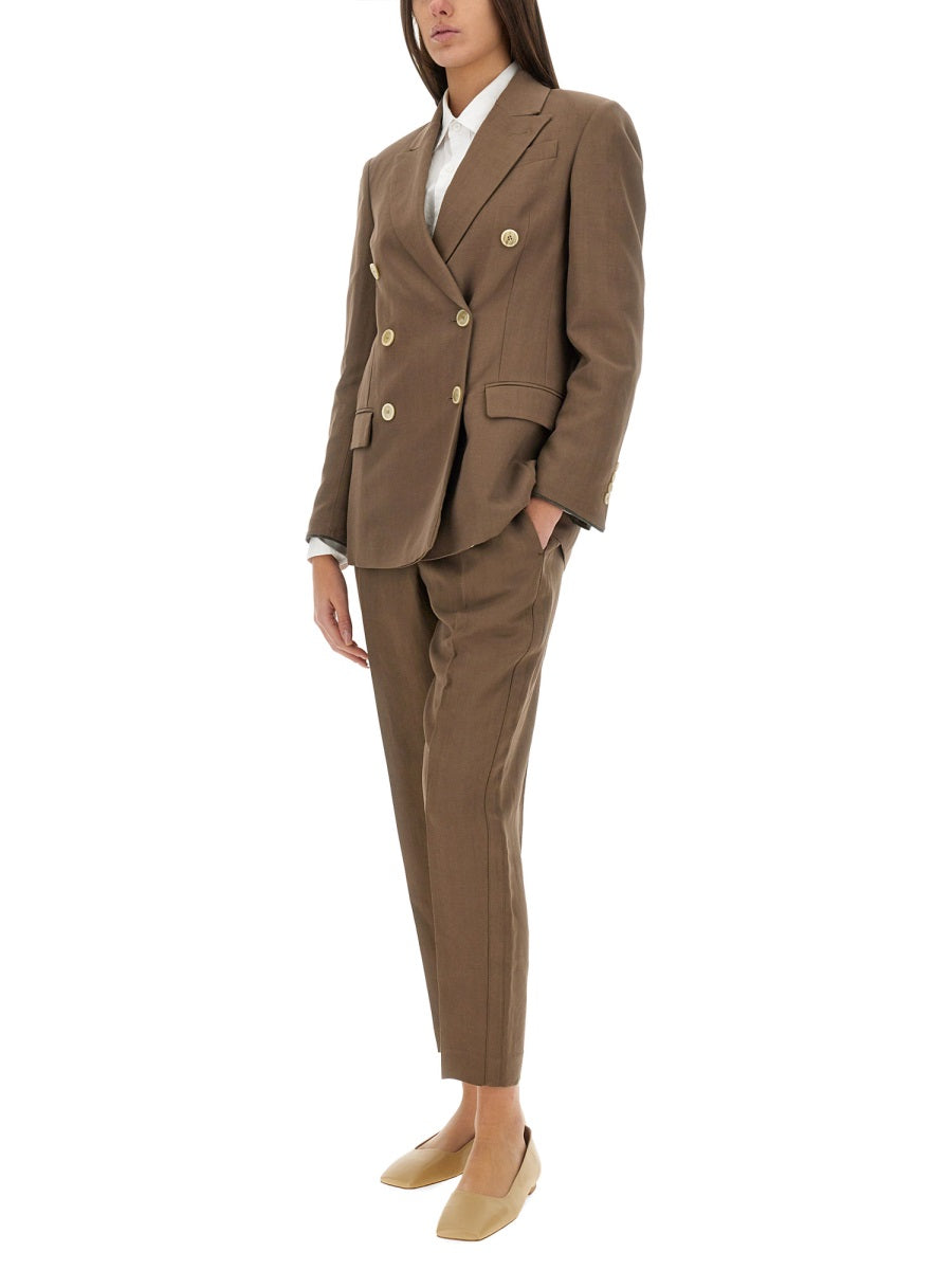 BRUNELLO CUCINELLI Baggy Pull-Up Pants in Twill - Size 40