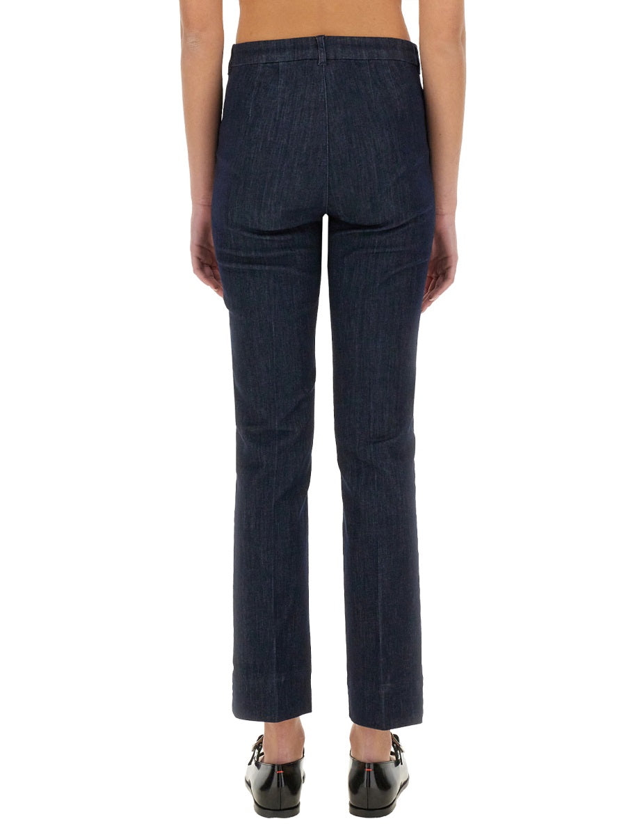 S MAX MARA Women's Denim Trousers - Size 36