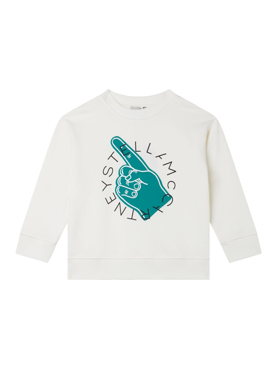 STELLA McCARTNEY Logo Print Sweatshirt for Boys - SS25 Collection