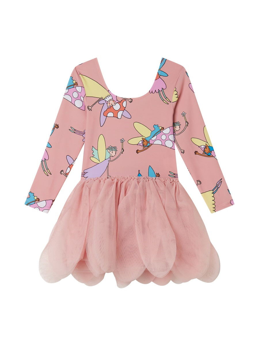 STELLA McCARTNEY All-Over Print Mini Dress for Girls