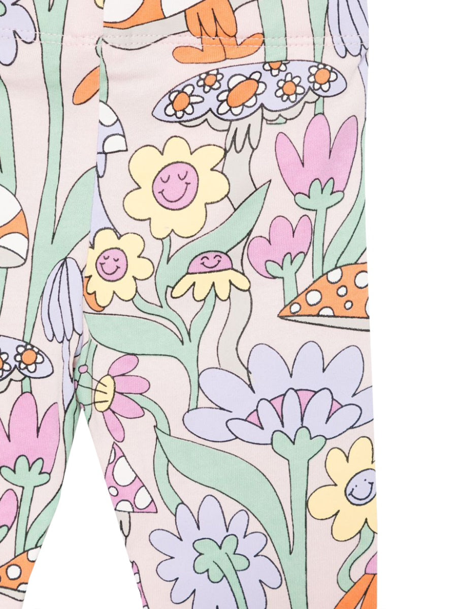 STELLA McCARTNEY All-Over Print Leggings for Mini Fashionistas