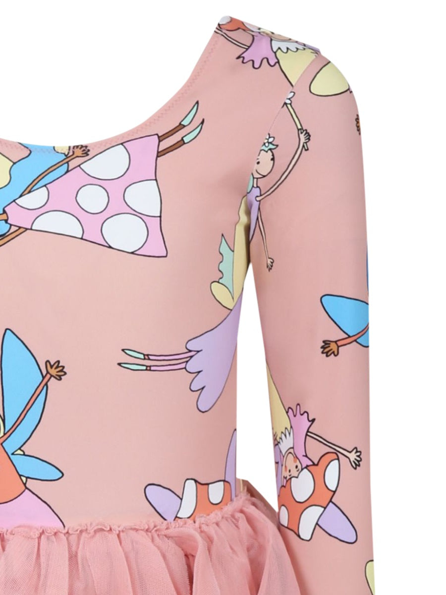 STELLA McCARTNEY All-Over Print Mini Dress for Girls