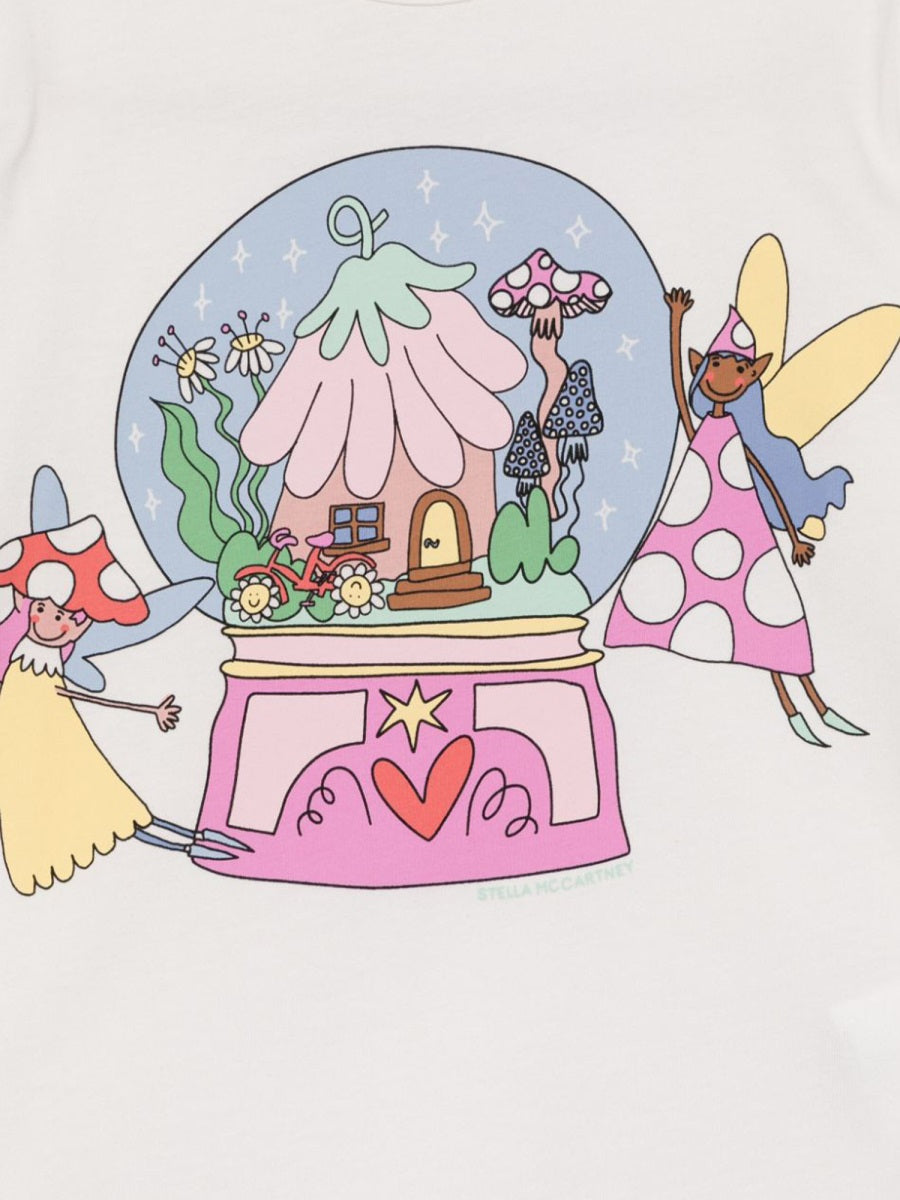 STELLA McCARTNEY Trendy Mini T-Shirt with Print for Girls