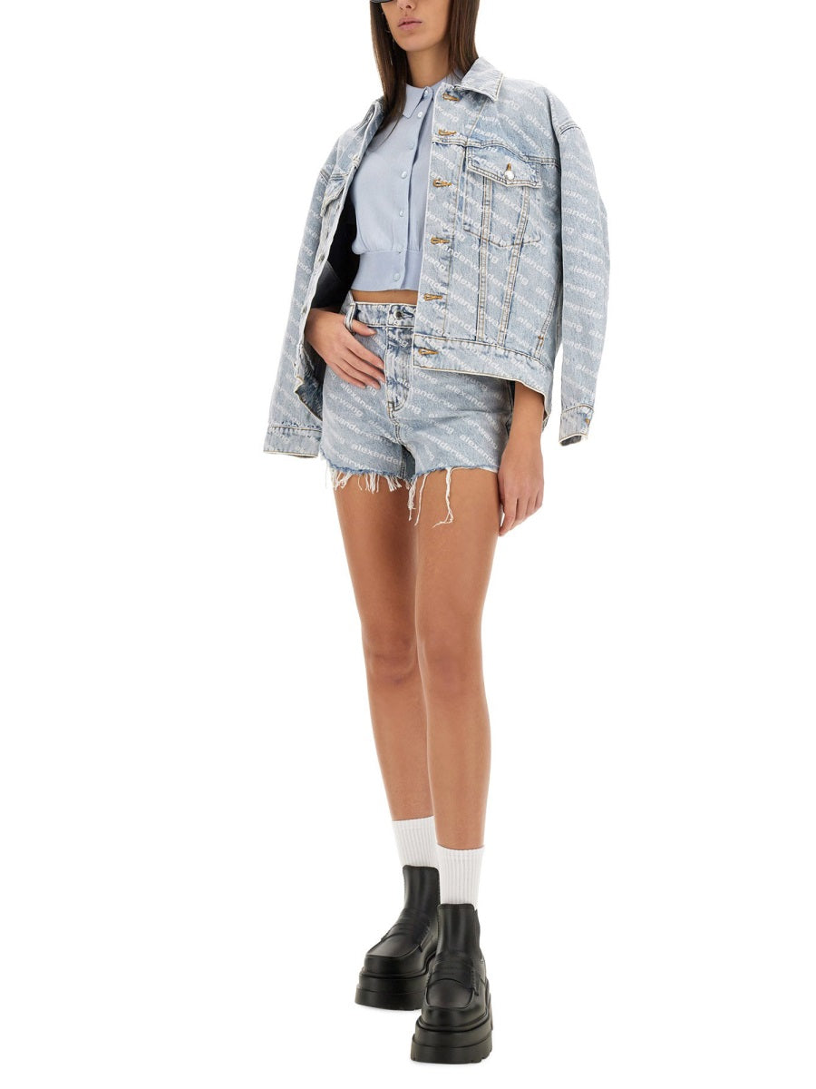 ALEXANDERWANG.T Mini Bite Shorts (Size 27)