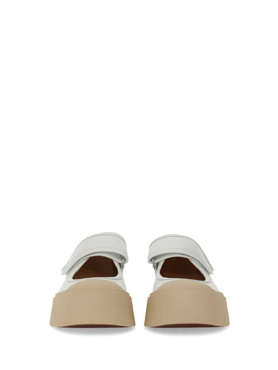 MARNI Leather Mary Jane Sneakers