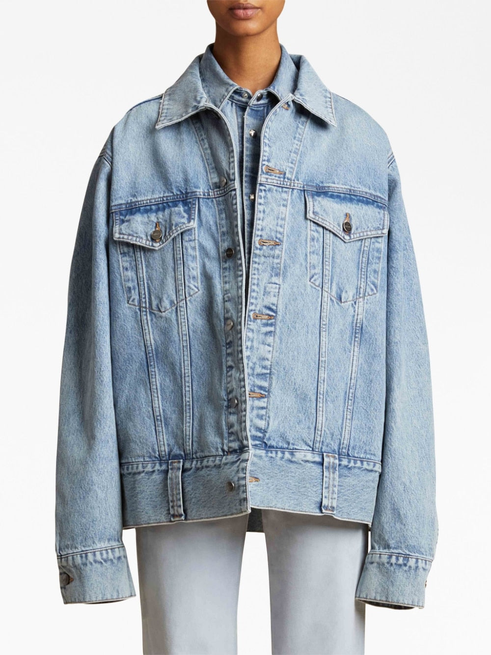 KHAITE Grizzo Denim Jacket for Women